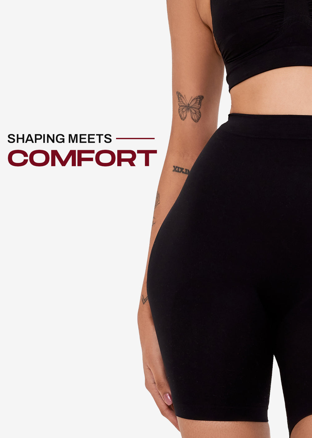 Kartopia Tummy Tuck Shapewear Shorts for Stomach Slimming & Daily Comfort